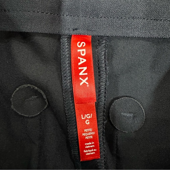 Spanx Polished Ankle Slim Pants On The Go in Classic Navy Size Large Petite - Picture 5 of 12